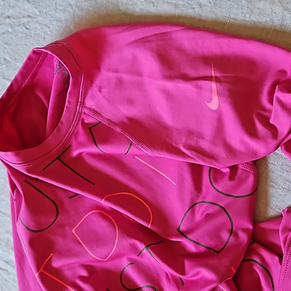 Nike Pro Combat Therma-Fit Long Sleeve Sweatshirt Just Do It Logo Size Small - Picture 12 of 15